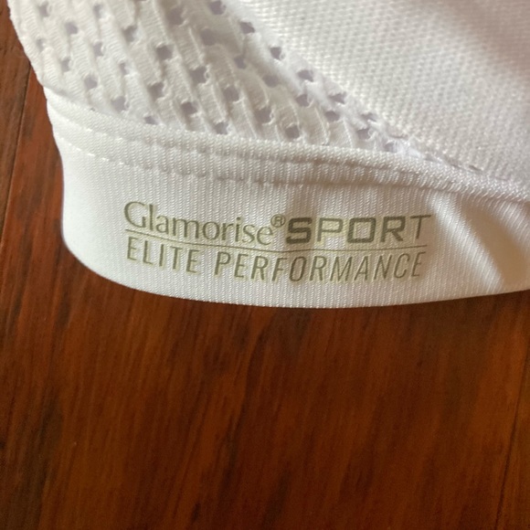 NWOT Glamorise white sports bra 34D - Picture 2 of 4